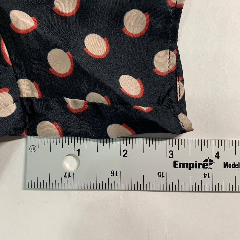 Zara S Womens Faux Wrap Polka Dot Romper Jumpsuit Black Beige Retro - Picture 8 of 9